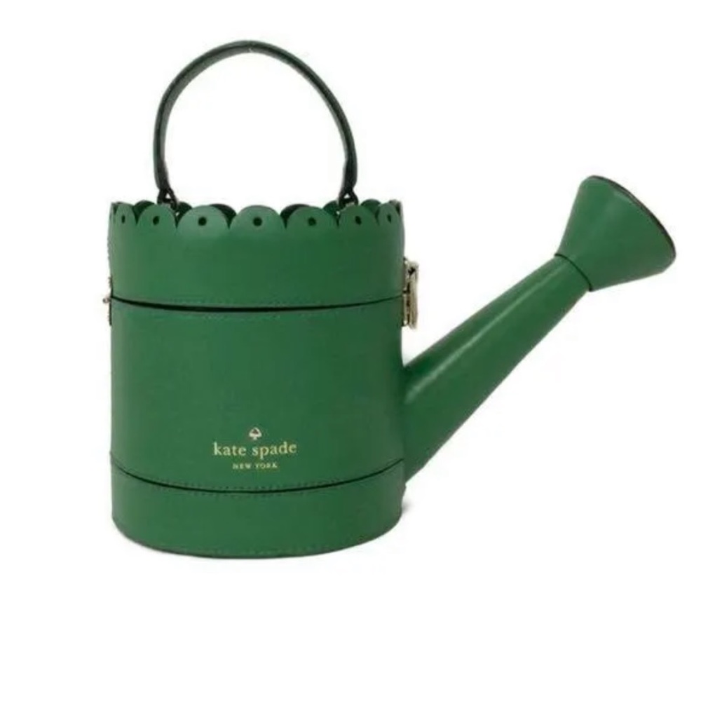 Mint condition Kate Spade RARE green watering can bag